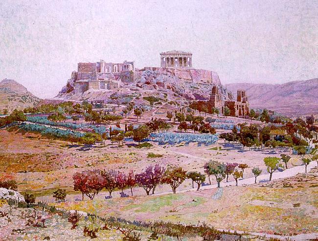 Charles Gifford Dyer Acropolis china oil painting image